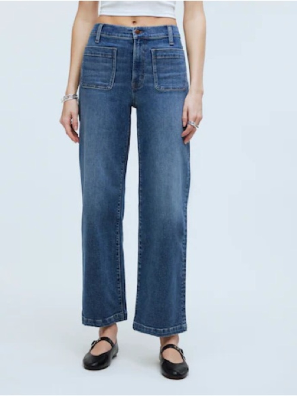 Madewell The Perfect Vintage Wide Leg Jeans